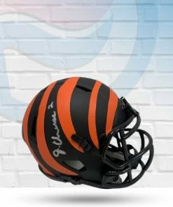 The Jersey Source Autographed Memorabilia Ja'Marr Chase Cincinnati Bengals Autographed Eclipse Mini Helmet - Beckett