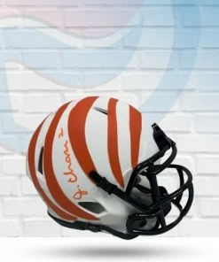 The Jersey Source Autographed Memorabilia Ja'Marr Chase Cincinnati Bengals Autographed Lunar Eclipse Mini Helmet - Beckett