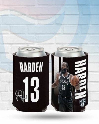 WinCraft James Harden Brooklyn Nets Can Koozie 1 WinCraft James Harden Brooklyn Nets Can Koozie