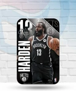 WinCraft Clearance James Harden Brooklyn Nets Plastic Player Clubhouse Sign