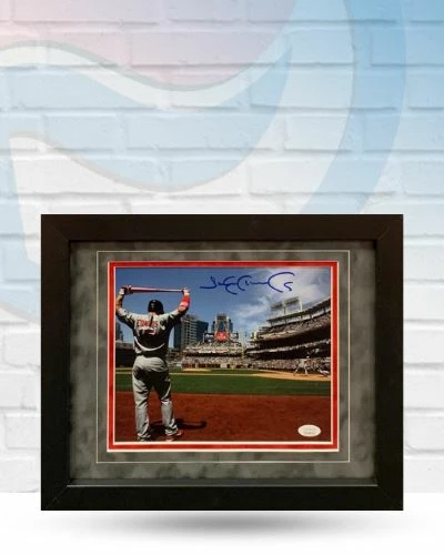 Fan Cave Sports Autographed Memorabilia Jim Edmonds St Louis Cardinals Autographed Framed 8x10 - JSA 1 Fan Cave Sports Autographed Memorabilia Jim Edmonds St Louis Cardinals Autographed Framed 8x10 - JSA