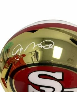 Fan Cave Sports Autographed Memorabilia Joe Montana San Francisco 49ers Autographed Full Size Chrome Speed Replica Helmet - Beckett