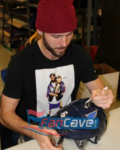 Fan Cave Sports Autographed Memorabilia Joel Edmundson St Louis Blues Autographed 11x14 Photo W/ "1st Goal" Inscription - COA 2 Fan Cave Sports Autographed Memorabilia Joel Edmundson St Louis Blues Autographed 11x14 Photo W/ "1st Goal" Inscription - COA