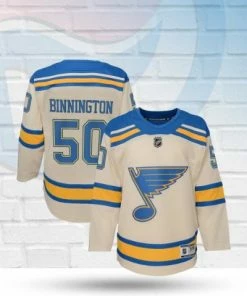 Outer Stuff Jordan Binnington St Louis Blues 2022 Winter Classic Youth Jersey