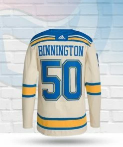 Jordan Binnington St Louis Blues Authentic Adidas 2022 Winter Classic Jersey Jerseys & Apparel 5 Jordan Binnington St Louis Blues Authentic Adidas 2022 Winter Classic Jersey Jerseys & Apparel