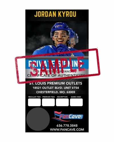 Fan Cave Sports Jordan Kyrou And Brayden Schenn St Louis Blues Autographed 16x20 Photo - COA Autographed Memorabilia 3 Fan Cave Sports Jordan Kyrou And Brayden Schenn St Louis Blues Autographed 16x20 Photo - COA Autographed Memorabilia