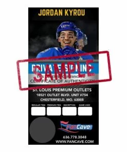 Fan Cave Sports Jordan Kyrou & Justin Faulk St Louis Blues Dual Autographed 11x14 Photo - JSA