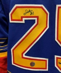 Fan Cave Sports Jordan Kyrou St Louis Blues Autographed Adidas Retro Jersey W/ Inscriptions - COA Autographed Memorabilia