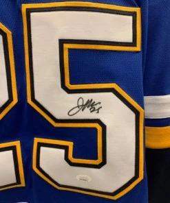 Fan Cave Sports Jordan Kyrou St Louis Blues Autographed Fanatics Home Jersey - JSA Autographed Memorabilia