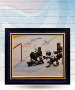 Fan Cave Sports Jordan Kyrou St Louis Blues Autographed Framed 16x20 Photo W/ Inscription - JSA