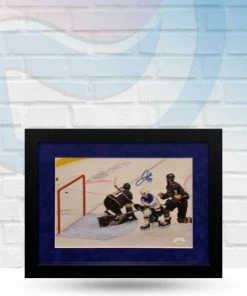 Fan Cave Sports Jordan Kyrou St Louis Blues Autographed Framed 8x10 Photo - JSA Autographed Memorabilia