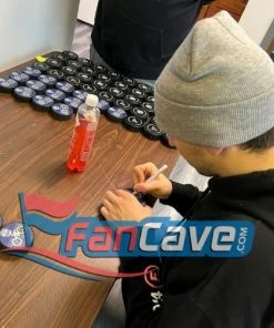 Fan Cave Sports Jordan Kyrou St Louis Blues Autographed Winter Classic Fist Bump Photo - JSA Autographed Memorabilia