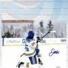 Fan Cave Sports Jordan Kyrou St Louis Blues Autographed Winter Classic Goal Celebration Photo - JSA Autographed Memorabilia