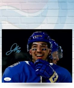 Fan Cave Sports Jordan Kyrou St Louis Blues Autographed Winter Classic Practice Jersey Photo - JSA Autographed Memorabilia
