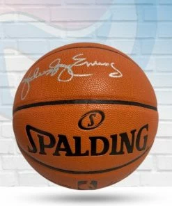 The Jersey Source Julius Erving Philadelphia 76ers Autographed Spalding Replica Basketball - Beckett