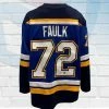 Fan Cave Sports Justin Faulk St Louis Blues Autographed Fanatics Home Jersey - COA Autographed Memorabilia
