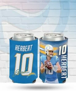 WinCraft Justin Herbert Los Angeles Chargers Can Koozie