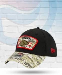 New Era Kansas City Chiefs 2021 Salute To Service 39THIRTY Flex Hat