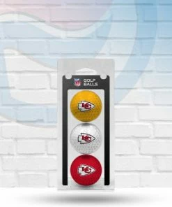 Team Golf Kansas City Chiefs 3-Pack Golf Balls
