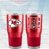 Logo Brands Kansas City Chiefs 30oz Letterman Tumbler