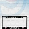 Rico Industries Kansas City Chiefs Black Metal License Plate Frame