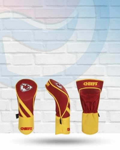 WinCraft Golf Kansas City Chiefs Fairway Driver Head Cover 1 WinCraft Golf Kansas City Chiefs Fairway Driver Head Cover