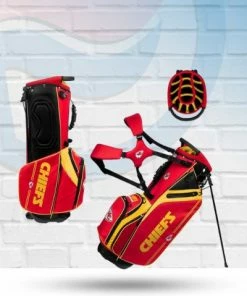 WinCraft Kansas City Chiefs Golf Caddie Carry Hybrid Bag