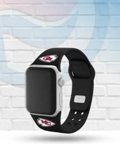 Affinity Bands Kansas City Chiefs Silicone Smart Watch Band Accessories
