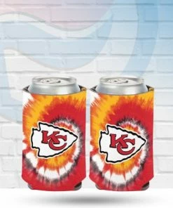 WinCraft Drinkware Kansas City Chiefs Tie Dye Can Koozie