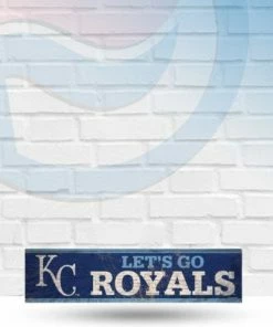 WinCraft Magnets Kansas City Royals Wooden Magnet 1.5" X 6"