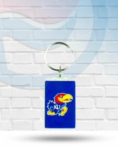St Louis Wholesale Kansas Jayhawks Acrylic Keychain 1 St Louis Wholesale Kansas Jayhawks Acrylic Keychain