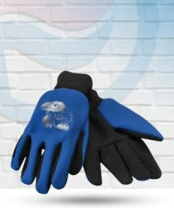 St Louis Wholesale Accessories Kansas Jayhawks Foil Two Tone Sport Utility Gloves