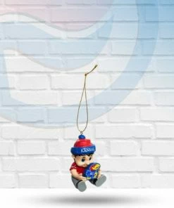 Evergreen Holiday Kansas Jayhawks New Lil Fan Christmas Tree Ornament