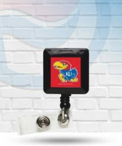 WinCraft Kansas Jayhawks Retractable Badge Reel Lanyards