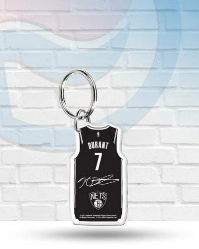 WinCraft Kevin Durant Brooklyn Nets Premium Acrylic Keychain Keychains 1 WinCraft Kevin Durant Brooklyn Nets Premium Acrylic Keychain Keychains