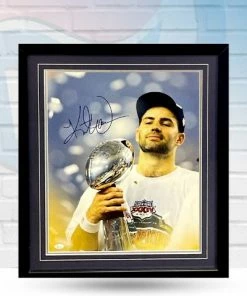 Fan Cave Sports Autographed Memorabilia Kurt Warner St Louis Rams Autographed Framed 16x20 - JSA COA