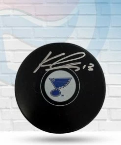 Fan Cave Sports Kyle Clifford St Louis Blues Autographed Logo Puck - COA