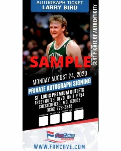 Fan Cave Sports Larry Bird Boston Celtics Autographed Spalding Replica Basketball - COA Autographed Memorabilia 4 Fan Cave Sports Larry Bird Boston Celtics Autographed Spalding Replica Basketball - COA Autographed Memorabilia