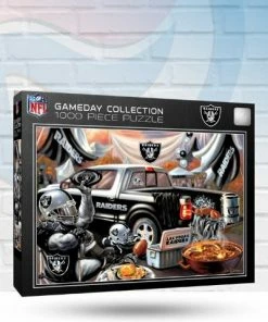 Masterpieces Puzzle Co Las Vegas Raiders 1000 Piece Gameday Collection Puzzle Games