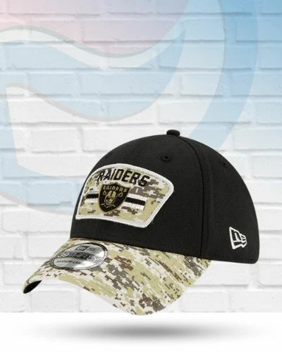 New Era Hats Las Vegas Raiders 2021 Salute To Service 39THIRTY Flex Hat 1 New Era Hats Las Vegas Raiders 2021 Salute To Service 39THIRTY Flex Hat