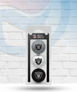 Team Golf Las Vegas Raiders 3-Pack Golf Balls