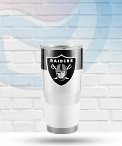 Logo Brands Drinkware Las Vegas Raiders 30oz Color Block Tumbler
