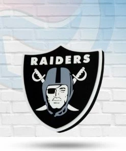 FanFave Las Vegas Raiders 3D Foam Wall Sign Wall Signs