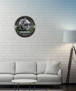 WinCraft Las Vegas Raiders Chrome Wall Clock