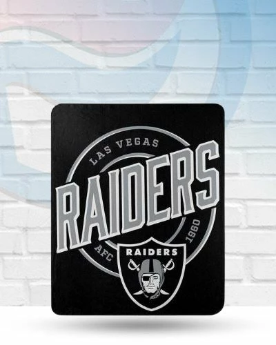 Northwest Blankets Las Vegas Raiders Fleece Throw Blanket 1 Northwest Blankets Las Vegas Raiders Fleece Throw Blanket