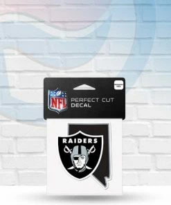 WinCraft Decals Las Vegas Raiders Nevada State Shape Perfect Cut Decal 4" X 4"