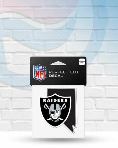 WinCraft Decals Las Vegas Raiders Nevada State Shape Perfect Cut Decal 4" X 4" 1 WinCraft Decals Las Vegas Raiders Nevada State Shape Perfect Cut Decal 4" X 4"
