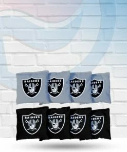 Victory Tailgate Games Las Vegas Raiders Regulation Cornhole Bag Set