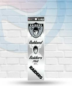 Rico Industries Las Vegas Raiders Retro Spirit 3-Pack Decal Set