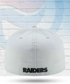 New Era Las Vegas Raiders Snow Grey 59FIFTY Fitted Hat